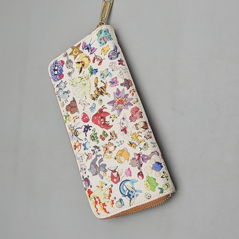 Loungefly Pokemon 151 Zip Wallet Rare ! Loungefly Rare Pokemon Wallet Flawed - Picture 5 of 11
